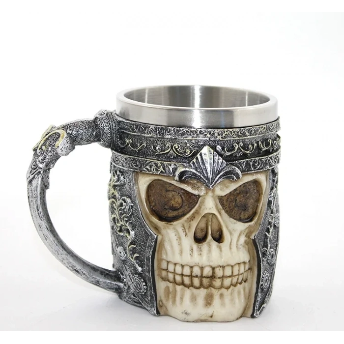 USLUCAN ALIŞVERİŞ Paslanmaz Çelik Şövalye Kupa Bardak