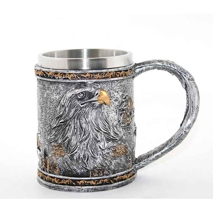 USLUCAN ALIŞVERİŞ Paslanmaz Çelik Tasarım Kupa Bardak