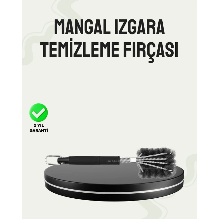 USLUCAN ALIŞVERİŞ Paslanmaz Çelik Telli Mangal Temizlik Fırçası