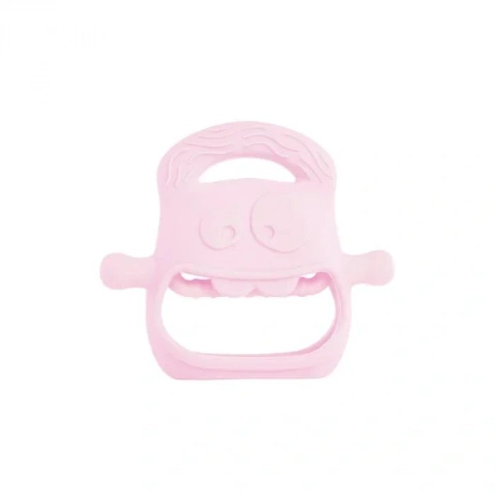 USLUCAN ALIŞVERİŞ Pembe Bebek Silikon Diş Kaşıyıcı