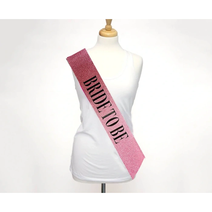 USLUCAN ALIŞVERİŞ Pembe Bride To Be Kuşak Kemer