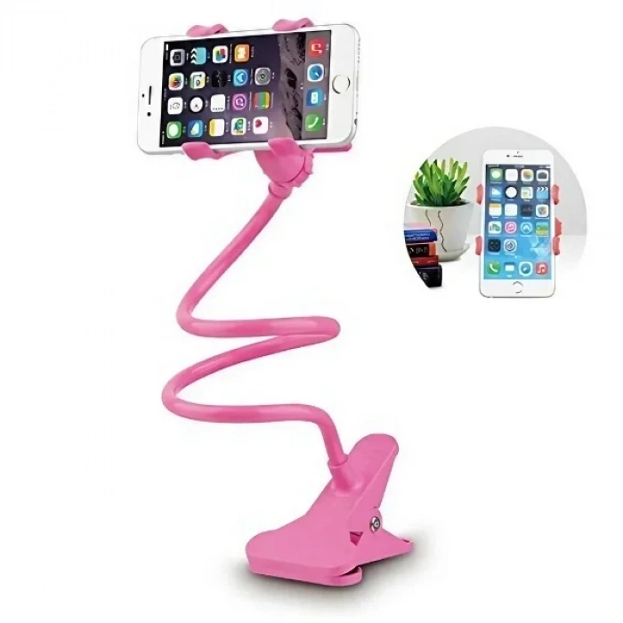 USLUCAN ALIŞVERİŞ Pembe Renk Akrobat Telefon Tutucu Oynar Başlıklı