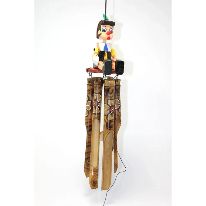 USLUCAN ALIŞVERİŞ Pinokyolu Bambu Çan 60 Cm