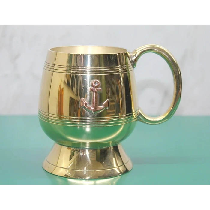 USLUCAN ALIŞVERİŞ Pirinç Çapalı Kupa Bardak