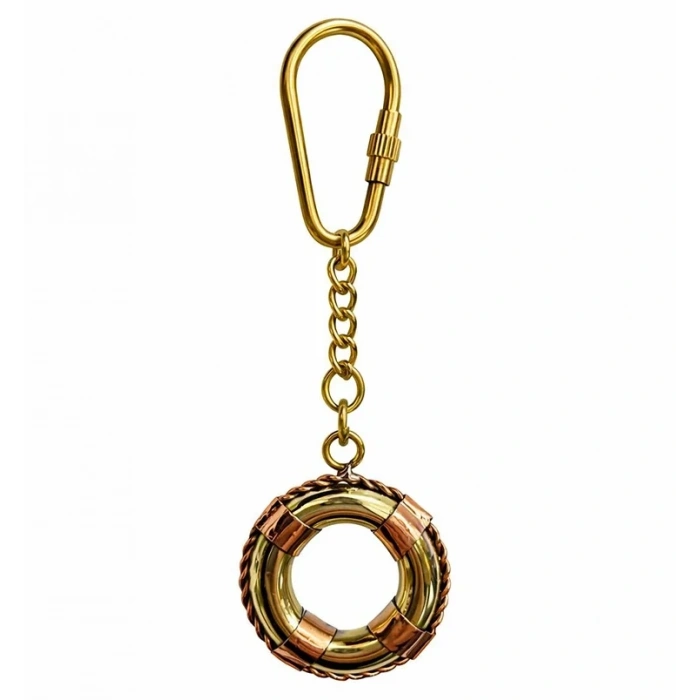 USLUCAN ALIŞVERİŞ Pirinç Deniz Simidi Anahtarlık