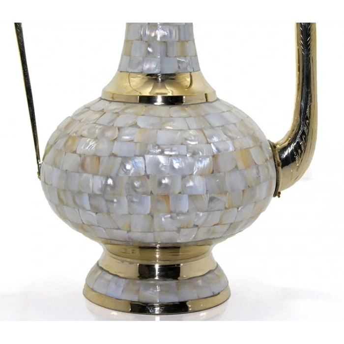 USLUCAN ALIŞVERİŞ Pirinç Sedefli İbrik 55 Cm