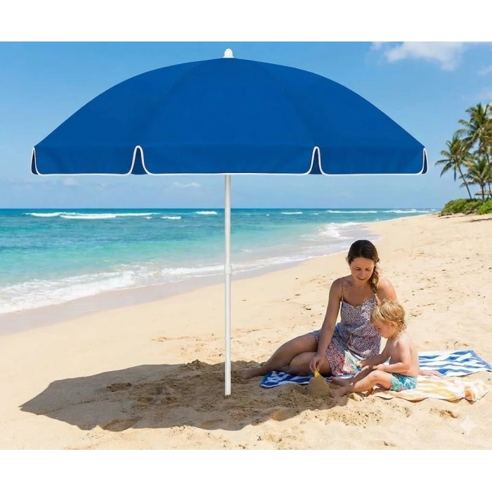 USLUCAN ALIŞVERİŞ Plaj Şemsiyesi Sabit 180 cm