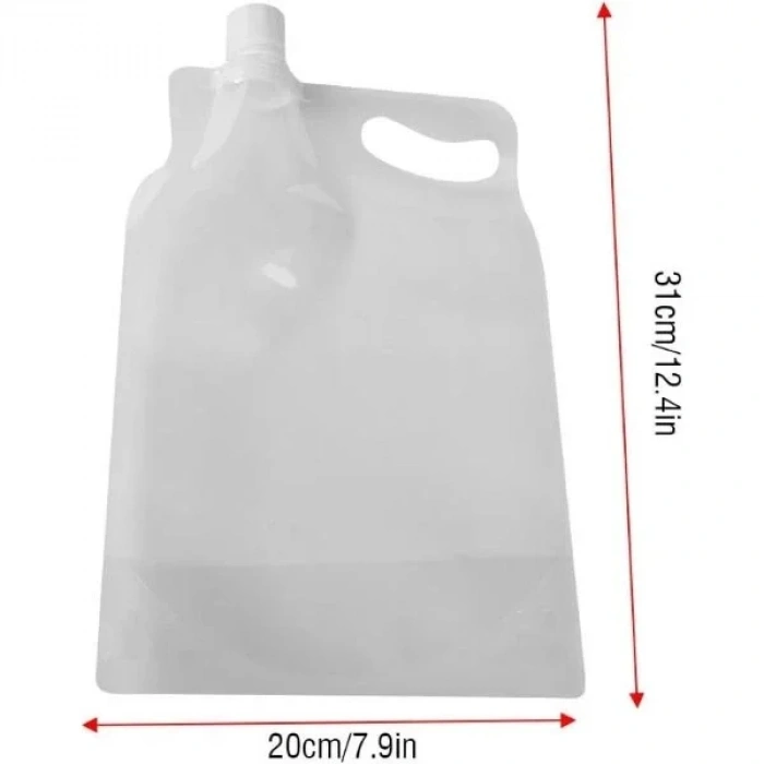 USLUCAN ALIŞVERİŞ Plastik Kapaklı Su Torbası 1 Litre