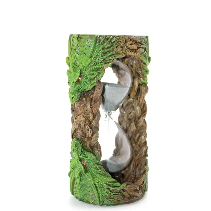 USLUCAN ALIŞVERİŞ Polyester Dragon Tasarımlı Kum Saati Model 2