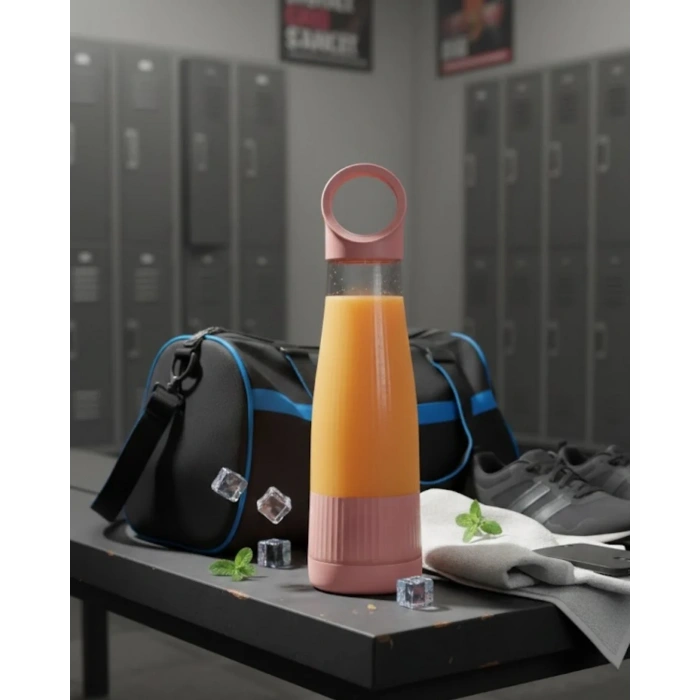 USLUCAN ALIŞVERİŞ Pratik Kullanımlı 400 ml Taşınabilir Blender