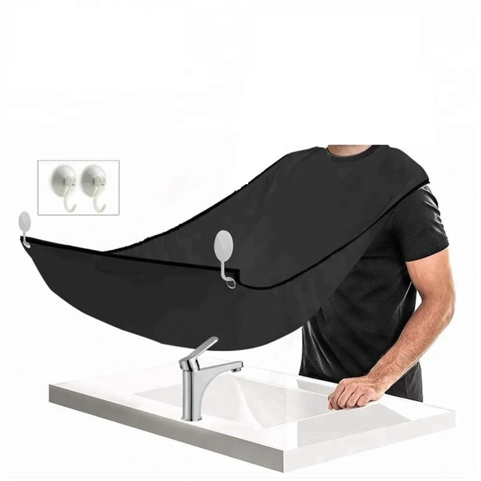 USLUCAN ALIŞVERİŞ Pratik Sakal Kesme Örtüsü - Siyah