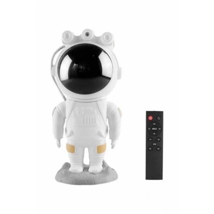 USLUCAN ALIŞVERİŞ Projeksiyon Astronot Lamba Speaker Sevimli Astronot Bluetooth Hoparlör