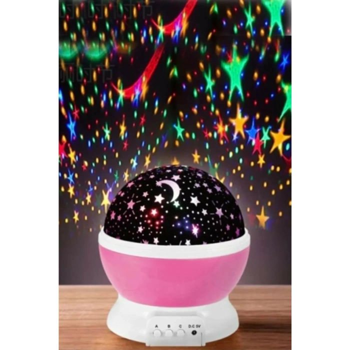 USLUCAN ALIŞVERİŞ Projeksiyonlu Dönen Star Master Lamba