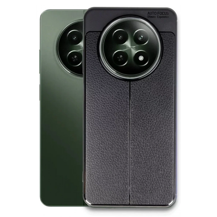 USLUCAN ALIŞVERİŞ Realme 12 5G Kılıf Auto Focus Kapak - Siyah