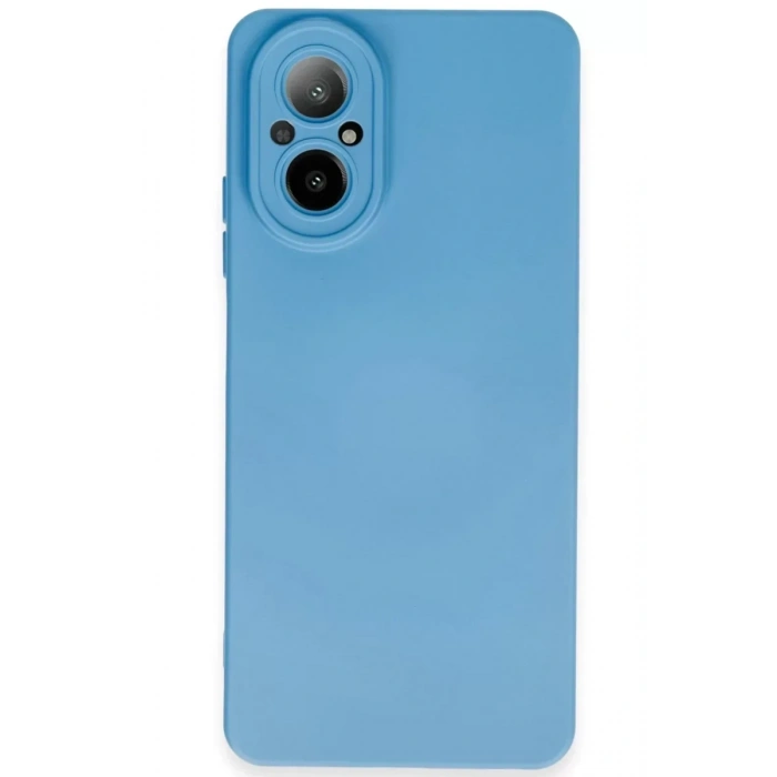 USLUCAN ALIŞVERİŞ Realme 12 Lite Kılıf Nano içi Kadife Silikon - Mavi