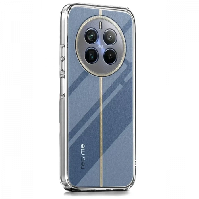 USLUCAN ALIŞVERİŞ Realme 12 Pro Plus Kılıf Lüx Şeffaf Silikon