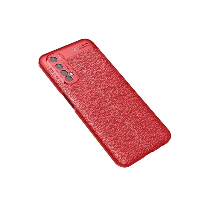 USLUCAN ALIŞVERİŞ Realme 7 Kılıf Auto Focus Kapak - Kırmızı