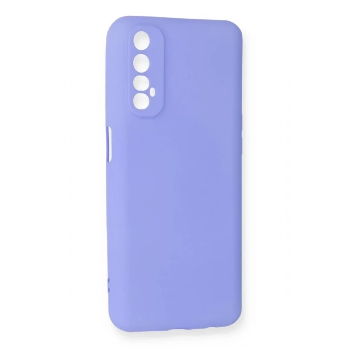 USLUCAN ALIŞVERİŞ Realme 7 Kılıf First Silikon - Lila