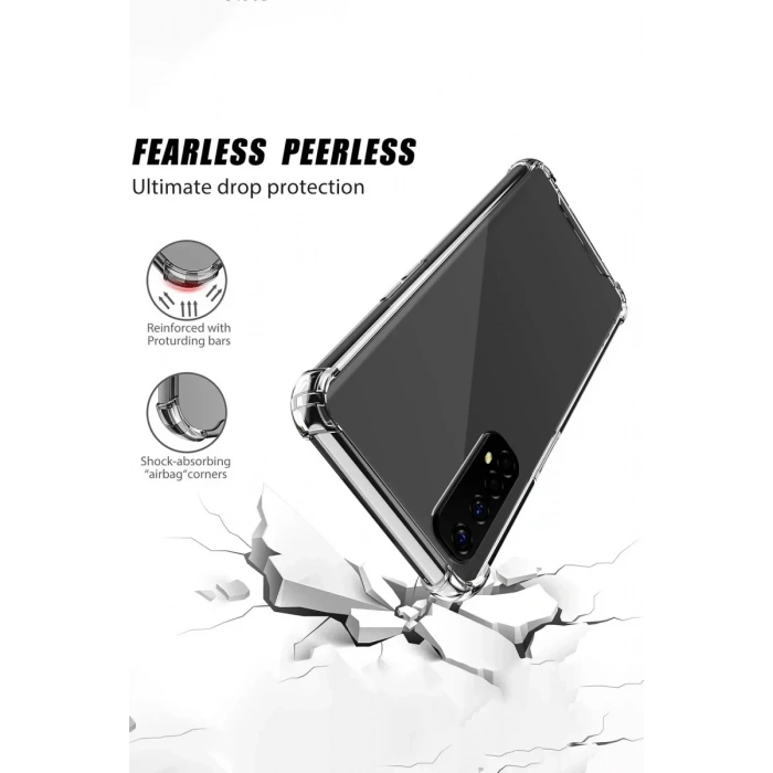 USLUCAN ALIŞVERİŞ Realme 7 Kılıf Olex Tpu Silikon - Şeffaf