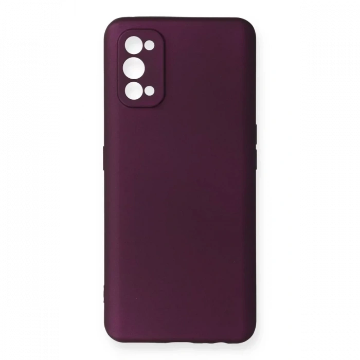 USLUCAN ALIŞVERİŞ Realme 7 Pro Kılıf First Silikon - Mürdüm