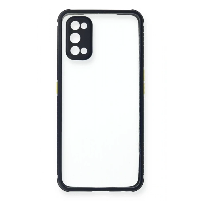 USLUCAN ALIŞVERİŞ Realme 7 Pro Kılıf Miami Şeffaf Silikon - Lacivert