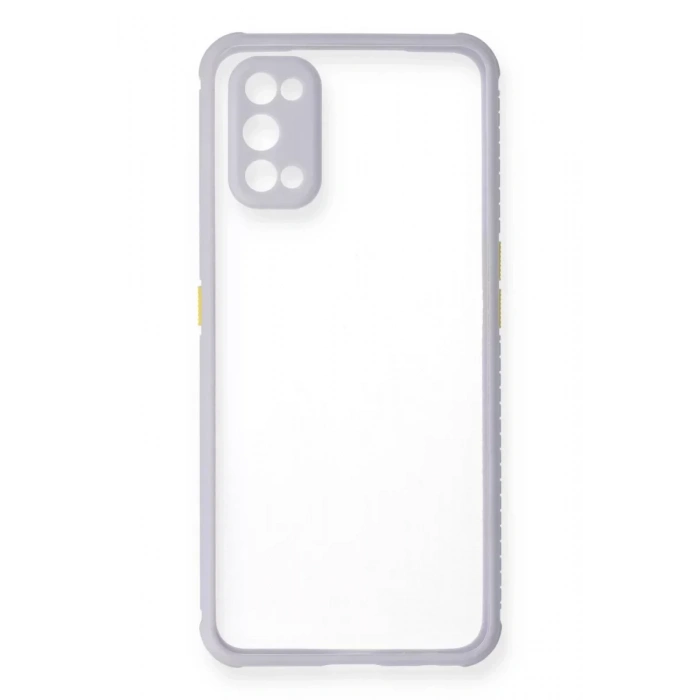 USLUCAN ALIŞVERİŞ Realme 7 Pro Kılıf Miami Şeffaf Silikon - Lila