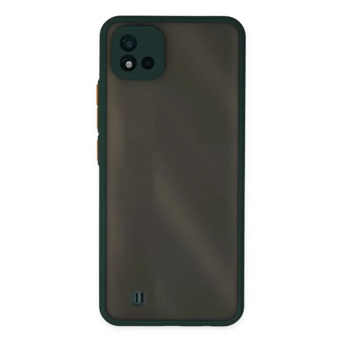 USLUCAN ALIŞVERİŞ Realme C11 2021 Kılıf Montreal Silikon Kapak - Yeşil