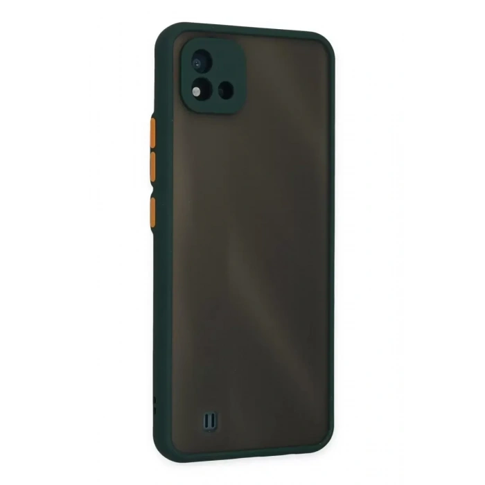 USLUCAN ALIŞVERİŞ Realme C11 2021 Kılıf Montreal Silikon Kapak - Yeşil