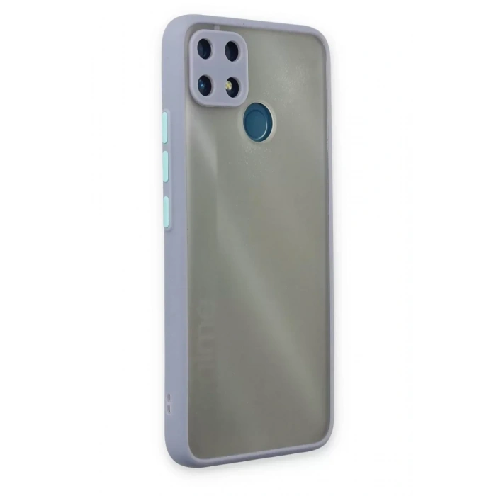 USLUCAN ALIŞVERİŞ Realme C25 Kılıf Montreal Silikon Kapak - Gri