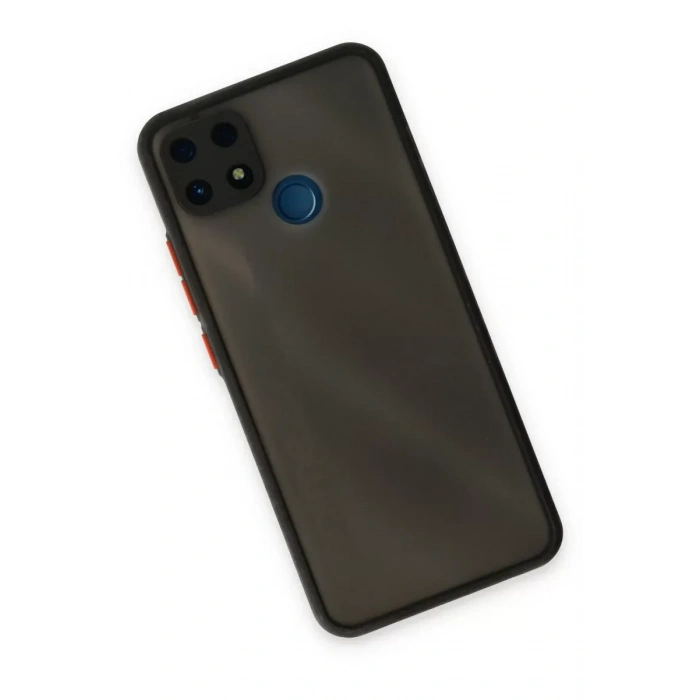 USLUCAN ALIŞVERİŞ Realme C25 Kılıf Montreal Silikon Kapak - Siyah