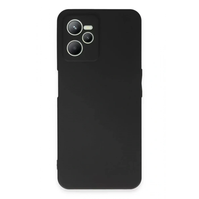 USLUCAN ALIŞVERİŞ Realme C35 Kılıf First Silikon - Siyah