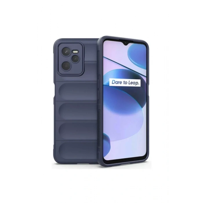 USLUCAN ALIŞVERİŞ Realme C35 Kılıf Optimum Silikon - Lacivert