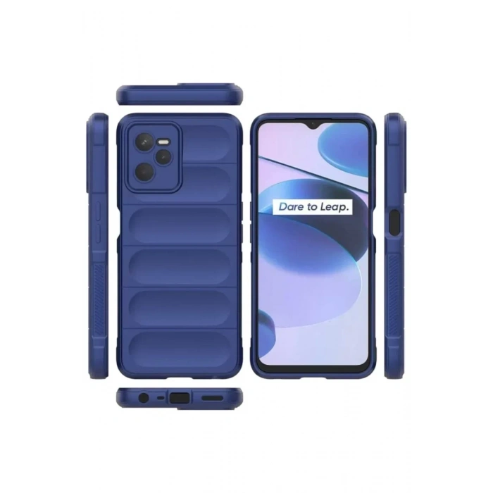 USLUCAN ALIŞVERİŞ Realme C35 Kılıf Optimum Silikon - Lacivert
