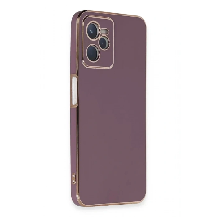 USLUCAN ALIŞVERİŞ Realme C35 Kılıf Volet Silikon - Mor