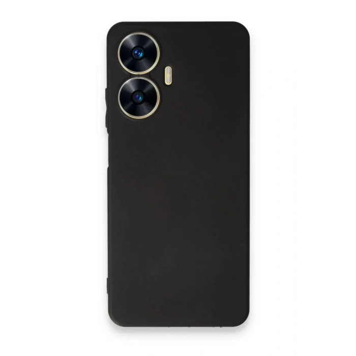 USLUCAN ALIŞVERİŞ Realme C55 Kılıf First Silikon - Siyah