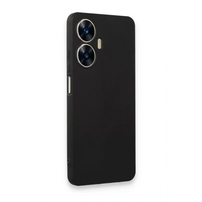 USLUCAN ALIŞVERİŞ Realme C55 Kılıf First Silikon - Siyah