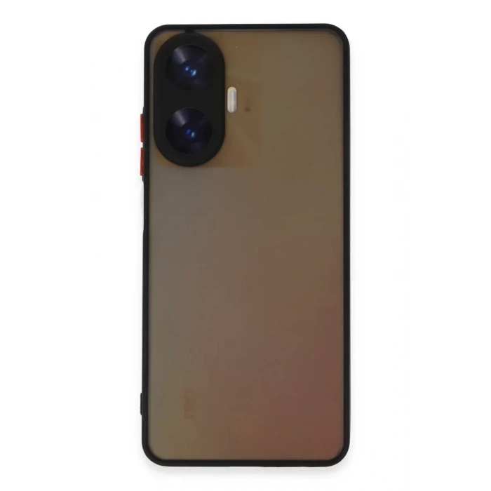 USLUCAN ALIŞVERİŞ Realme C55 Kılıf Montreal Silikon Kapak - Siyah