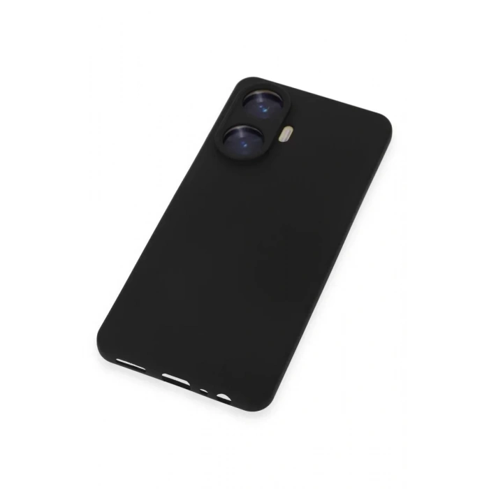 USLUCAN ALIŞVERİŞ Realme C55 Kılıf Nano içi Kadife Silikon - Siyah