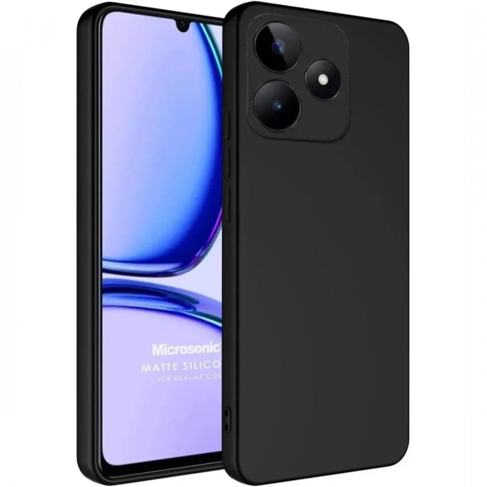 USLUCAN ALIŞVERİŞ Realme C61 Kılıf First Silikon - Siyah