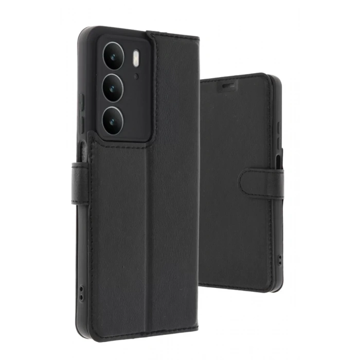 USLUCAN ALIŞVERİŞ Realme C75 4G Trend S Plus Kapaklı Kılıf - Siyah