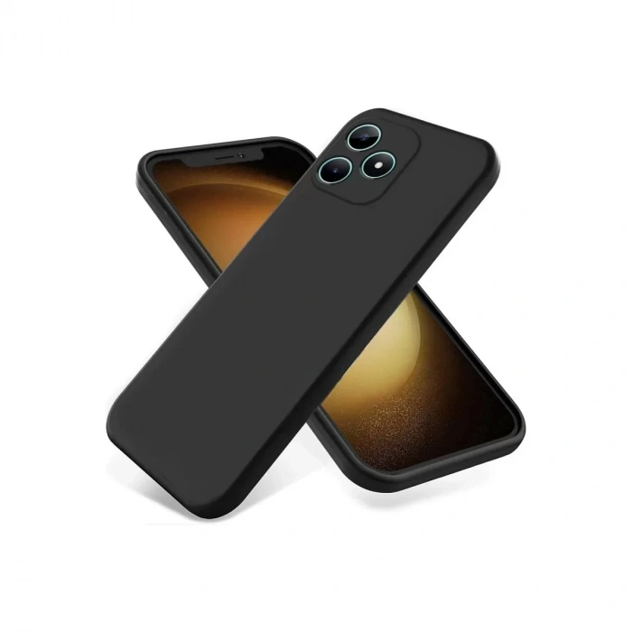 USLUCAN ALIŞVERİŞ Realme Note 50 4G Kılıf First Silikon - Siyah