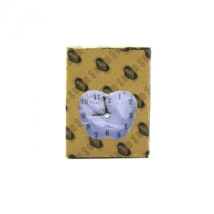 USLUCAN ALIŞVERİŞ Renkli Kalp Masa Çalar Saati