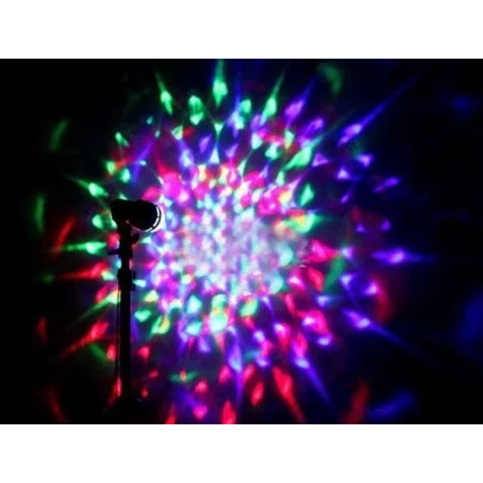 USLUCAN ALIŞVERİŞ Renkli Led Döner Başlıklı Disko Ampulü
