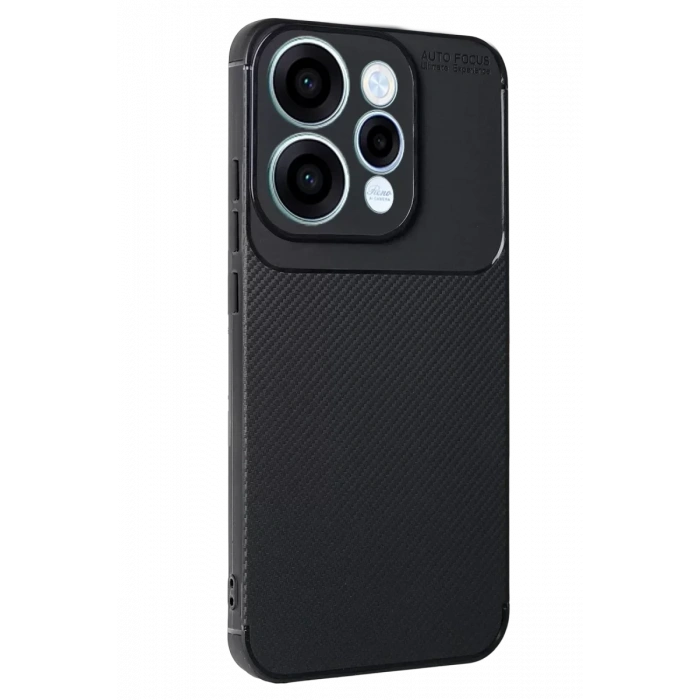 USLUCAN ALIŞVERİŞ Reno 15 Auto Focus Karbon Kapak - Siyah