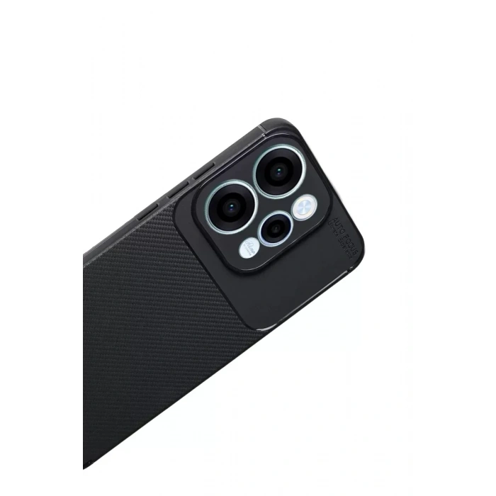 USLUCAN ALIŞVERİŞ Reno 15 Auto Focus Karbon Kapak - Siyah
