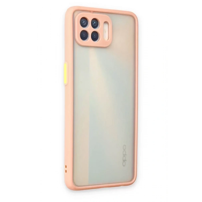 USLUCAN ALIŞVERİŞ Reno 4 Lite Kılıf Montreal Silikon Kapak - Pembe