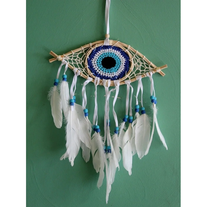 USLUCAN ALIŞVERİŞ Rüya Kapanı Dream Catcher Göz Tasarımı Model 1