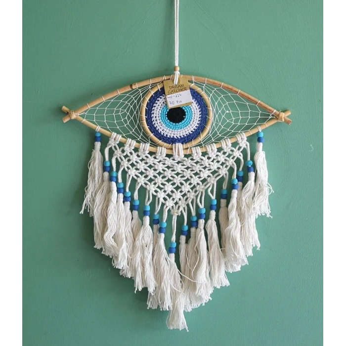 USLUCAN ALIŞVERİŞ Rüya Kapanı Dream Catcher Göz Tasarımı Model 2