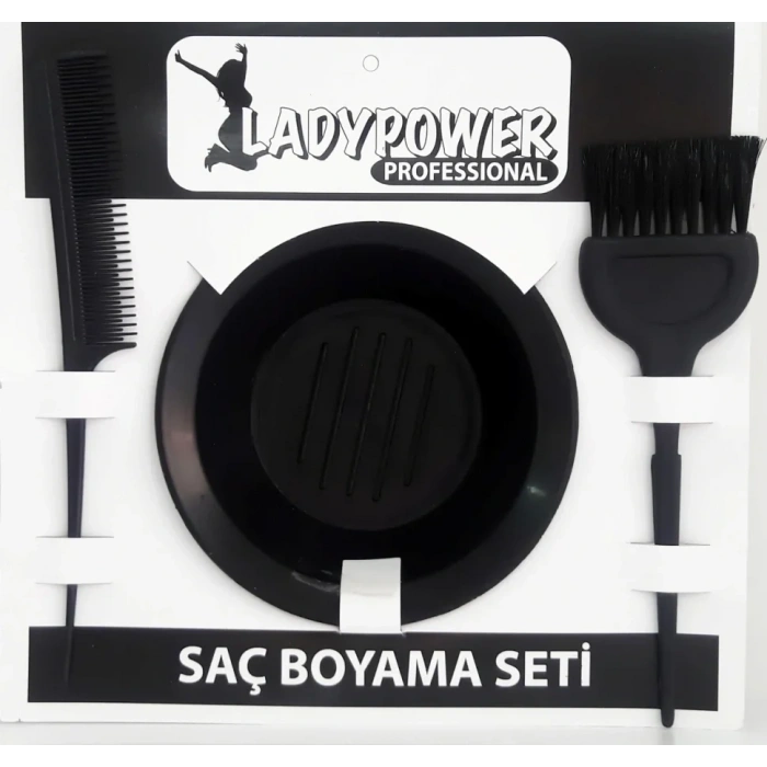 USLUCAN ALIŞVERİŞ Saç Boyama Seti - Boneli