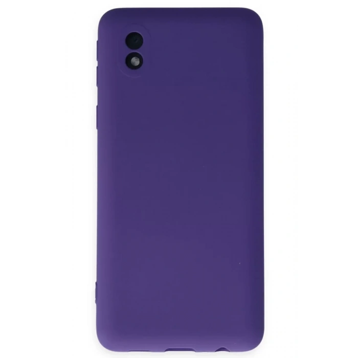 USLUCAN ALIŞVERİŞ Samsung Galaxy A01 Core Kılıf Nano içi Kadife Silikon - Mor